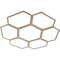 Ekena Millwork Florin Wood Fretwork Pierced Ceiling Medallion, Red Oak, 38"OD x 16 1/4"ID x 1/4"T CMWP38X38X0250FORO - alternate 3